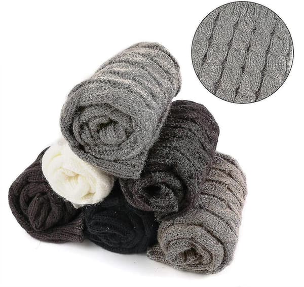 2 par leggings til kvinder, benvarmere (2 stk., hvid, grå)