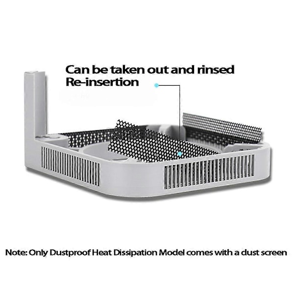Topp Strømknapp 3D-printing Trykknapp og Kjølebase for 2024 Mac Mini M4 / M4 Pro Tilbehør