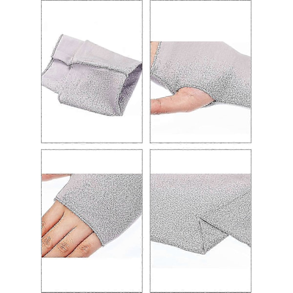 UV-skyddshandskar Handledslängd Solskydd Körhandskar Unisex Fingerlösa