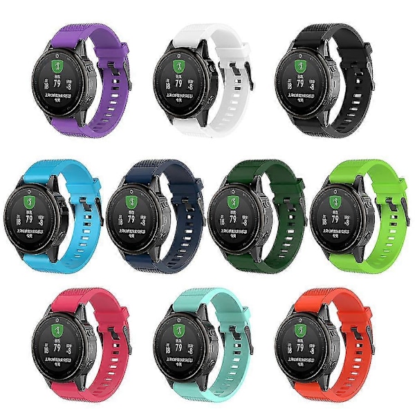 För Fenix 5s Smart Watch Armband Snabbkoppling Silikon Klockarmband