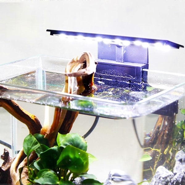 Akvariumbelysning X3 Akvarium LED Akvariumlampe LED Akvarium LED Belysning 220V 5W Vandplanter og Fisk Nano Akvariumbelysning [Energiklasse F]