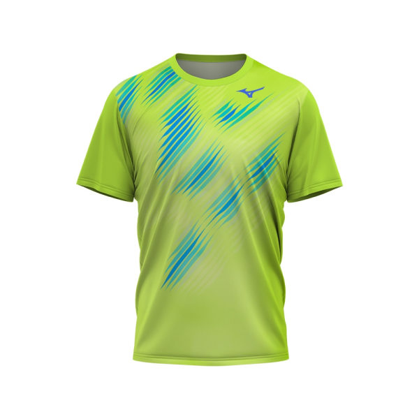 2023 New Mizu T-shirt, Jersey, Cykeldragt, Patchwork tennisdragt, Fitness Herre åndbar Badminton, Udendørs Sports Tees ET61416423515 S