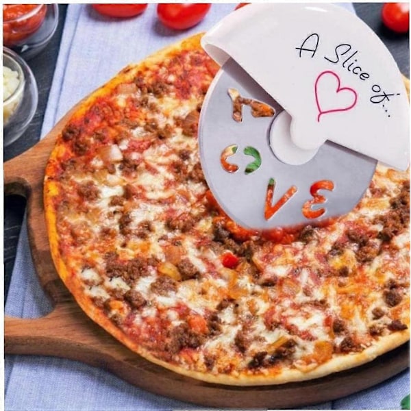 Froiny Pizzaskärare Rostfritt Stål Runt Hjul Skärande Skärare för Pizza Roulette Roller Deg Pizzaskivare Skärare Bakning