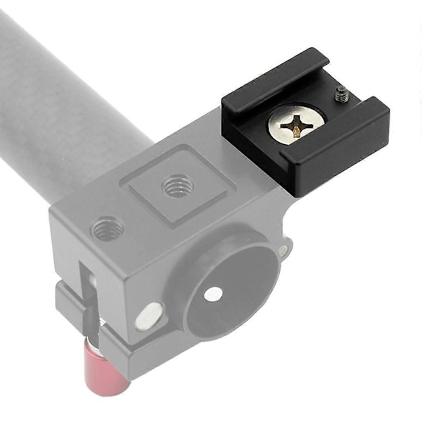 Triple Hot Shoe Mount Adapter Dobbelt Skrue Beslag Stativ Holder til DSLR Kamera