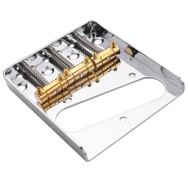 Sølv Krom 3 Kobber Saddle Ashtray Bro Til TELE Elektrisk Guitar
