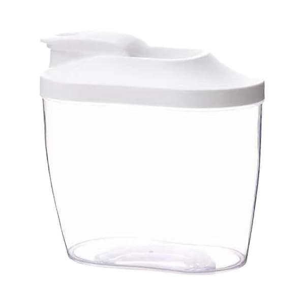 Stor Korn Tørfoder Opbevaringsbeholder Plastbeholder Låg Velegnet til Korn, Mel, Sukker, Kaffe, Ris, Nødder, Snacks, Kæledyr