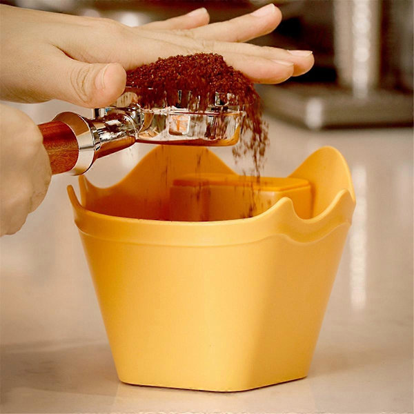 Kaffegrumsspand Polygoner Espresso Grums Dump Bin Multipurpose Espresso Affaldsspand til
