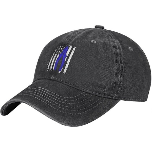 Elektriker USA Flag Unisex Cowboy Hat Baseball Caps Justerbar Sports Golf Denim Casquette Cap Style 1596