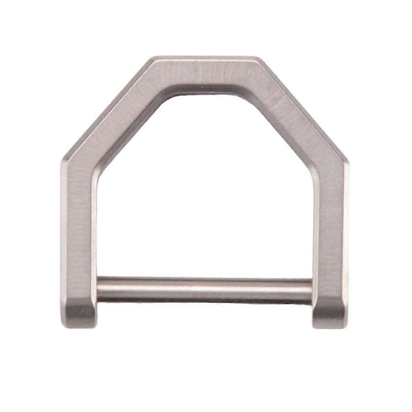 D-typ Multifunktionell Mini Full Titanium Spänne Nyckelring Bilspänne Utomhusspänne Hästskospänne-l