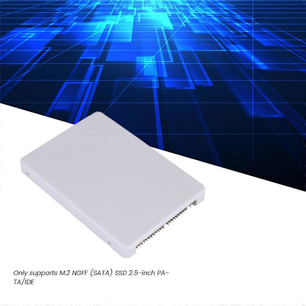 M.2 NGFF B+M Key SATA SSD til 44 Pin 2.5 IDE Konverter Adapterkort
