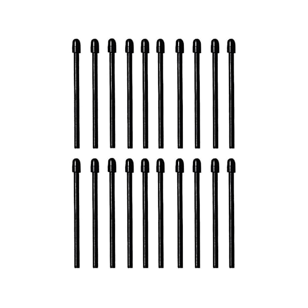 (20 stk.) Markør Pen Spidser/nibber Til Remarkable 2 Stylus Pen Udskiftning Bløde Nibber/spidser Sort