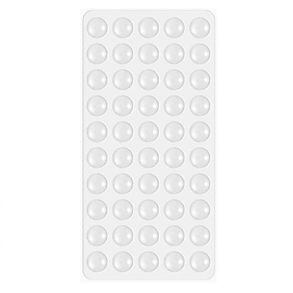 100 transparente gummiføtter for møbelbeskyttelse - UK