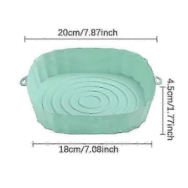 21 cm silikonebageform til airfryer, kyllingekurv måtte New2556