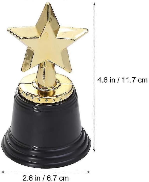 Trophy Novelty Gullpris for Barn Studenter Kollegaer Voksne (ShiKai)