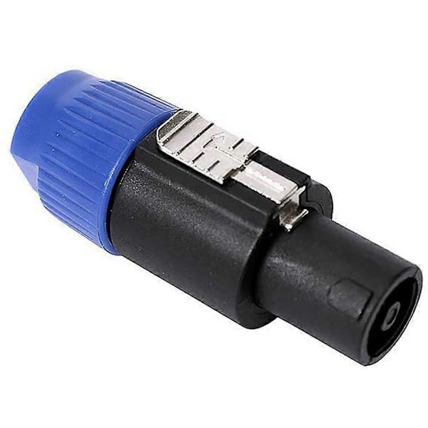 8 kpl Audio-kaapelisovitinliittimiä, 4-napainen audio-kaiutinliitin Twist Lock, yhteensopiva Speakonin kanssa