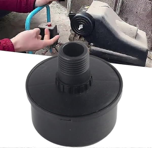 Stk. 20mm han gevind luftkompressor lyddæmper