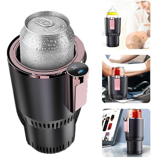 2 i 1 Smart Bilmuggvärmare & Kylare Auto Mugg med Kyl- och Värmefunktioner Isolering Dryck C