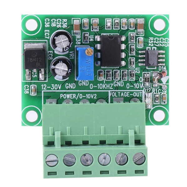 Frekvens till Spänningsomvandlare Modul 0-10KHz till 0-10V Digital till Analog