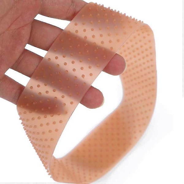 2-pack Perukgreppband Halkfritt Transparent Silikon Perukfixering Silikon Perukgrepp Naturligt Grepp Hårband För Spetsperuker För Att Hålla Peruker Mörkbrun