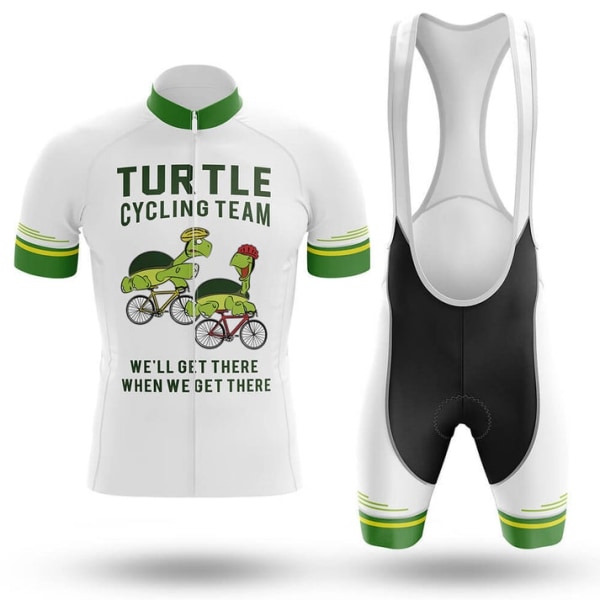 2023 Team Cykeltrøje Sæt Sommer Kortærmet Åndbar MTB cykel Cykeltøj Maillot Ropa Ciclismo Uniform Suit Photo Color-1 Asian Size -2XL