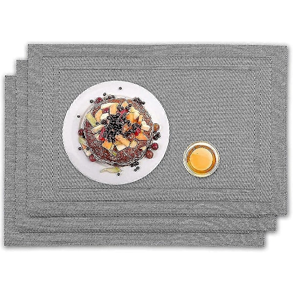 Tablettien setti, 4 kpl, PVC-tabletit, lämmönkestävät, liukumattomat, lämmönkestävät