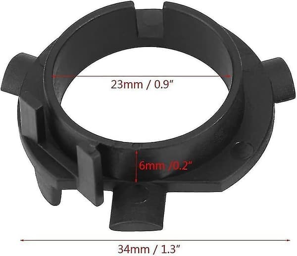 Ajovaloadapterit, h7 LED-ajovaloadapterin pidike, musta, yhteensopiva Kia K4 K5 S -mallien kanssa