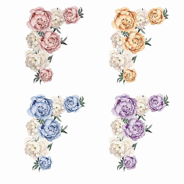 Vackra Söta Blommor Väggdekorationer