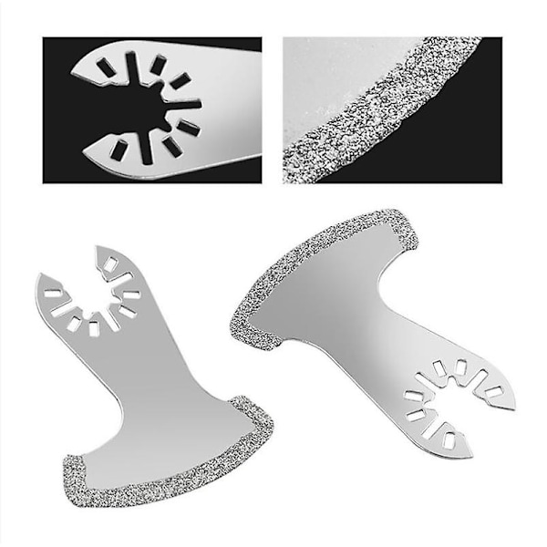 Set med 3 oscillerande fogskärblad