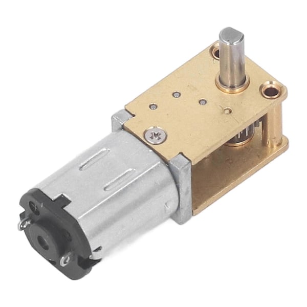 DC Växelmotor 6V Turbo Snäckväxelmotor Enkel Axel 68RPM för Maskinbyte 1:118 Utväxling