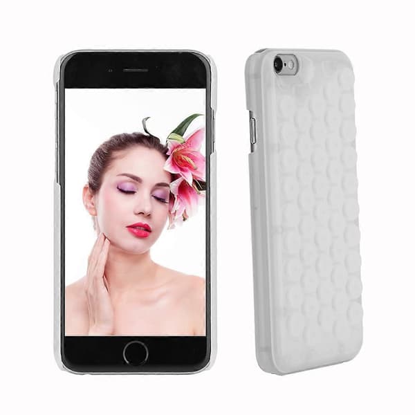 Bubbel Skal Skyddande TPU & Silikon Anti-fall Baksida Mobilskal För iPhone 6 Vit