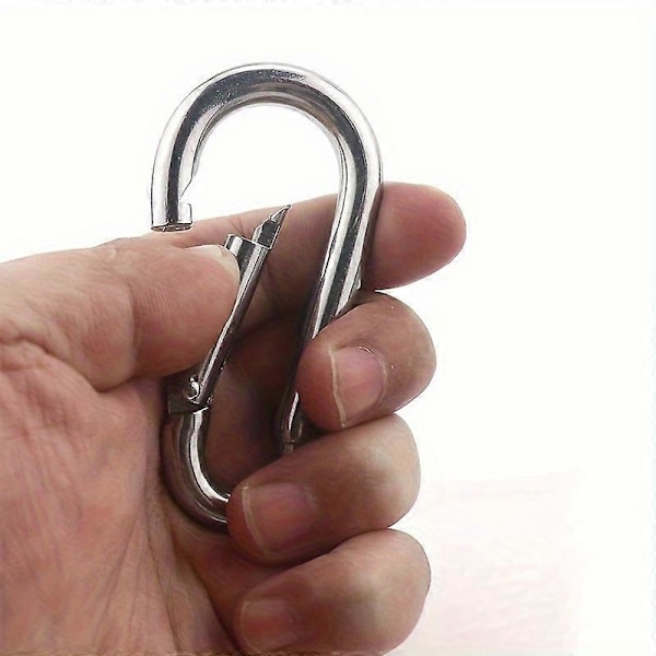 Nye modeller 18 stk/20 stk hengekøyeopphengsett i rustfritt stål, kraftige takkroker for hengekøye med U-ring, bolter, for innendørs hengekøyeveggmontering