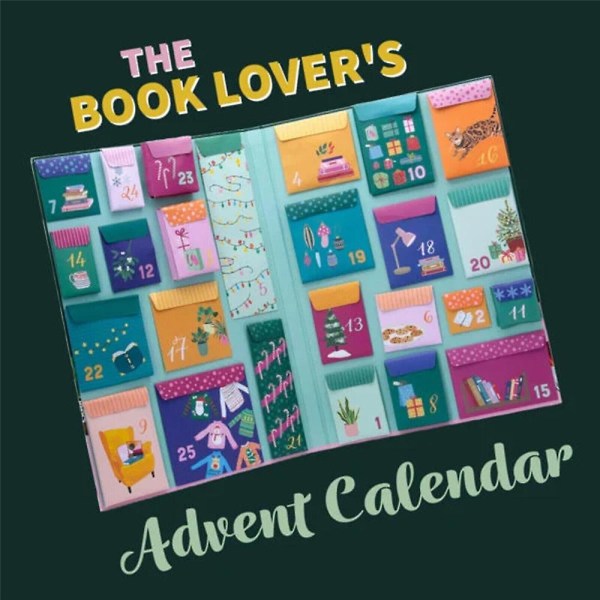 Jul 2023 Bokelskerens boklige adventskalender Xmas Countdown Kalender For lesere Overraskelse Blindboksgaver