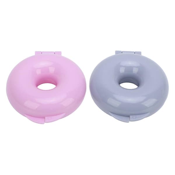 2 STK Donut Rund Bageform ABS Donut Kageform Bageplade til Bagel Brød DIY Køkkenværktøj