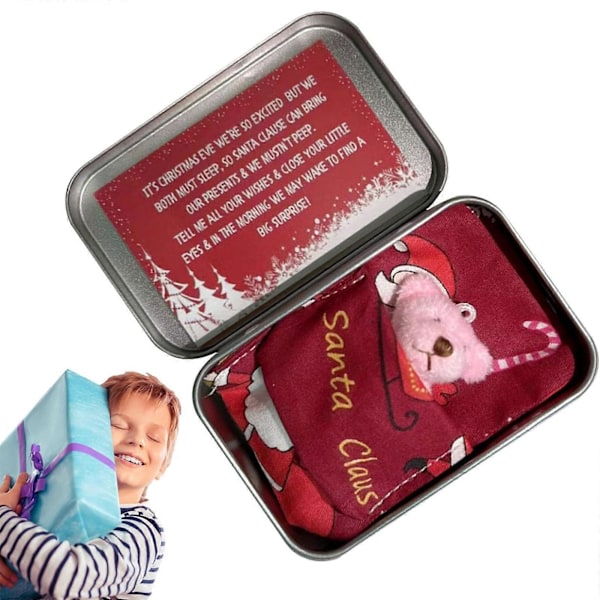 Min Teddy Julebamse, Min Julebamse i en Dåse, Julebamser i Julen til Datter Søn med Lykønskningskort og Æske