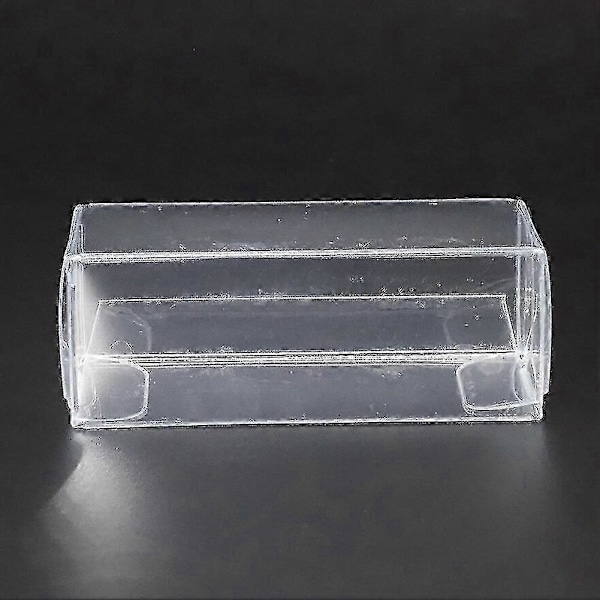 25-pack PVC Leksaksbilsdisplayboxar - Transparenta och dammtäta - Perfekt för Hot Wheels, Tomica & Matchbox 1/64-bilar - Organisera och visa upp din samling