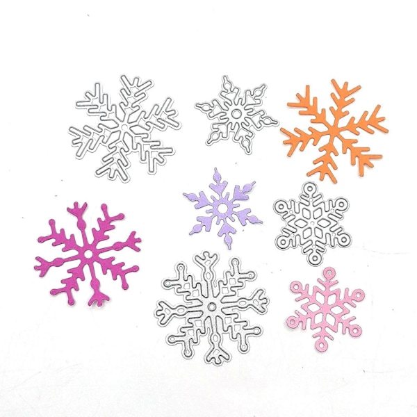 Jul Snefnug Metal Skærestencils Scrapbooking DIY Album Stempel Papirkort Prægning Dekoration Håndværk