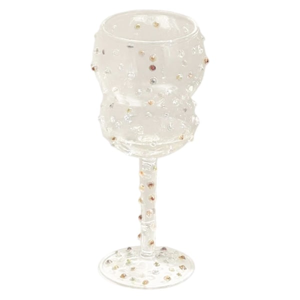 Drikkeglass med Candy Dot-design, stilig beger for fest, bryllup og hotell