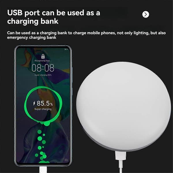 Oppladbar Campinglykt med Ekstra Lang Batteritid og Nødlys