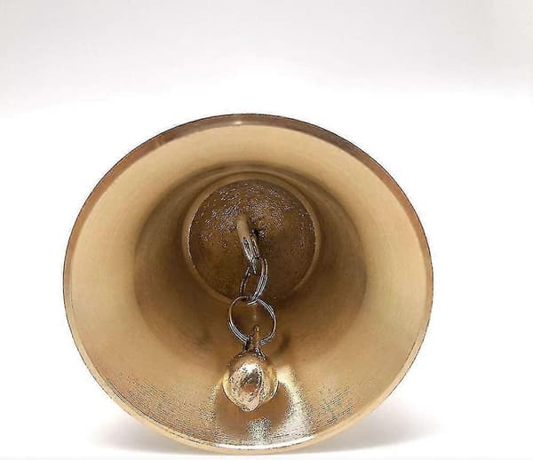 Handklocka Mässing Julklocka Högljudd Kallklocka Restaurang Kallserviceklocka Perfekt Brud Bröllopsklocka