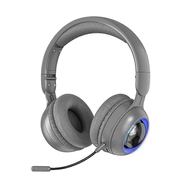 Peliheadset Kuulokkeet Bluetooth Surround Sound Stereo Langattomat Kuulokkeet USB Mikrofoni Värikäs Valo PC Kannettava Headset