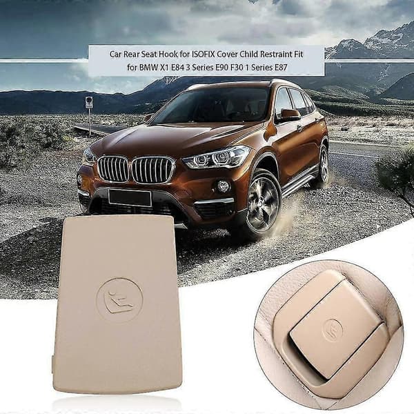 Bil baksete ISOFIX-krok deksel barnesikring erstatning for BMW X1 E84 3-serie E90 F30 1-serie
