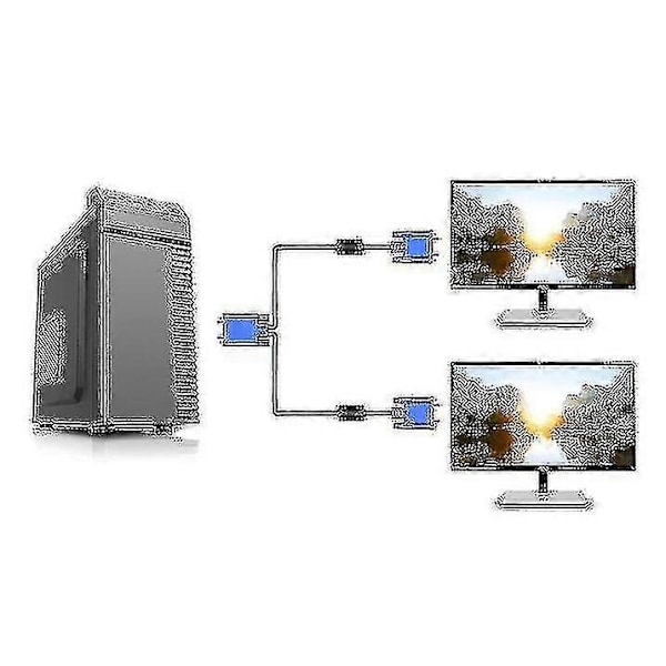 1 In 2 Ut Split Screen VGA-kabel