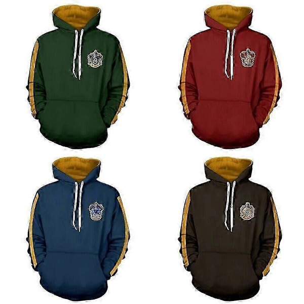 Unisex Harry Potter Slytherin Huvtröja