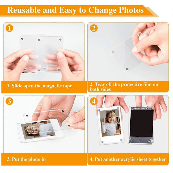 Magnetisk Fotoramme Display Rack