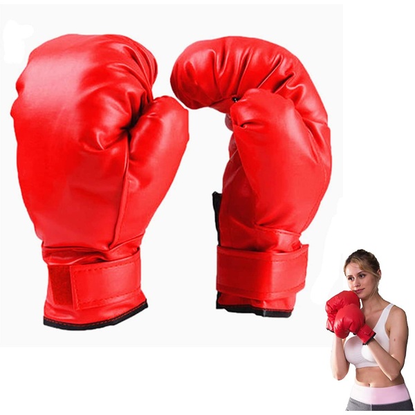 Trening Boksehansker For Voksne Tykke Justerbare Hansker For Kickboksing Punching Fitness