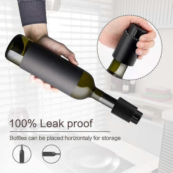Vinflaskpropp, Vin Ölflaskförslutare, Återanvändbara Vinproppar Korkar Plug_s