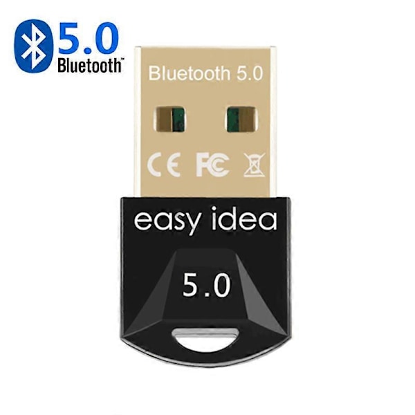 USB Bluetooth-adapter 5.0 Bluetooth-mottagare 5.0 Dongel Höghastighetssändare Mini Bluetooth USB-adapter för PC Dator Laptop