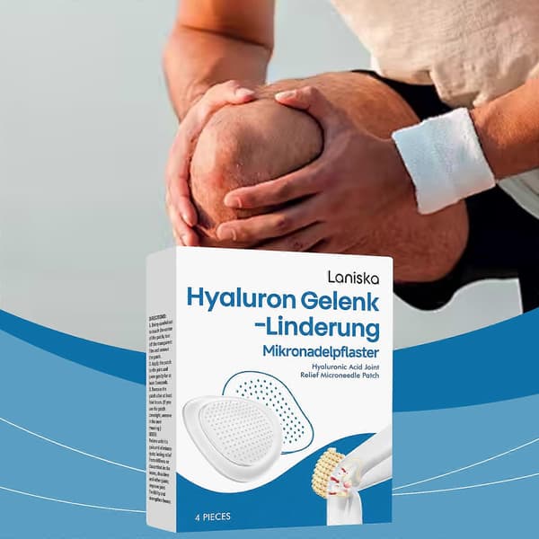 Hyaluron Joint Relief Microneedles Patch Fast-Acting Improves Joint Mobility Stickers for Hands Knees 1st