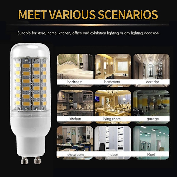 10W 5730 SMD 69 LED-lampor LED Majslampa Energibesparande 360 grader 200-240V