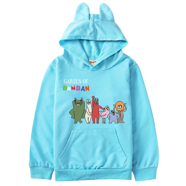 2023 Barn Trädgård Banban Hoodie Toddler Flickor Garden Of Ban Ban Kläder Baby Boy Långärmad Hoody Sweatshirt Barnkläder blue 160cm